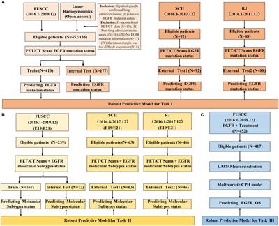 Optimal 18F-FDG PET/CT radiomics model development for predicting EGFR mutation status and prognosis in lung adenocarcinoma: a multicentric study